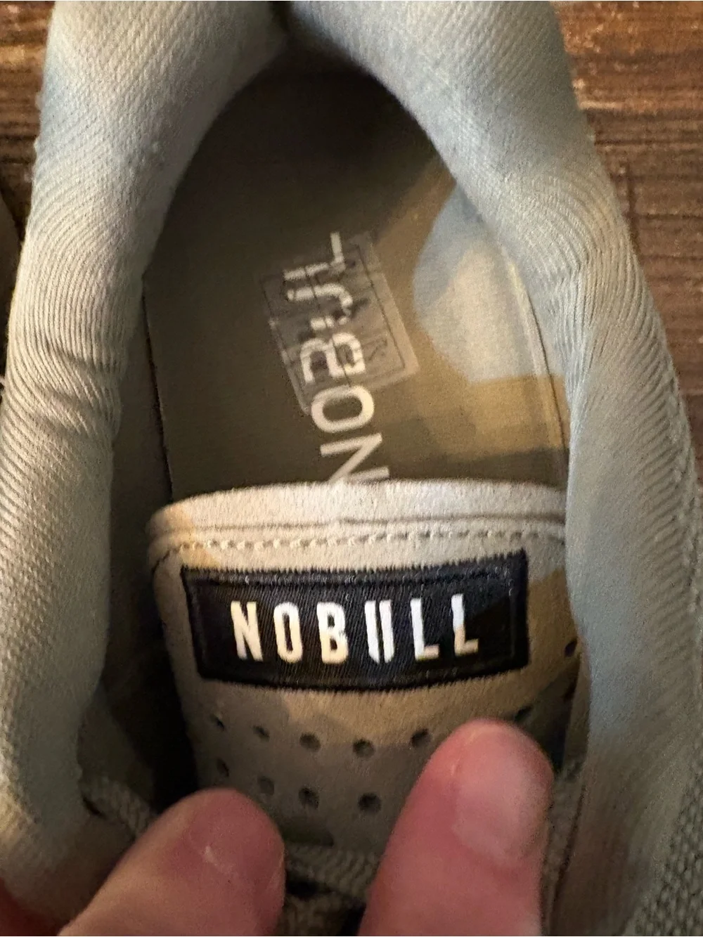 NOBULL Outwork Trainers Mens 9.5 Womens 11 Green SuperFabric Knit Gym